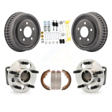 Rear Brake Drum Shoe Hardware And Hub Bearing Assembly Kit For Buick Electra LeSabre K7D-100257