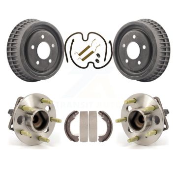 Rear Brake Drum Shoe Hardware And Hub Bearing Kit For Chevrolet Malibu Pontiac Grand Am K7D-100258
