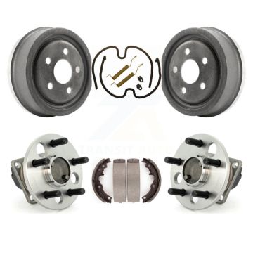 Rear Brake Drum Shoe Hardware And Wheel Hub Bearing Assembly Kit For Pontiac Sunfire K7D-100264