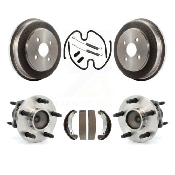 Rear Brake Drum Shoe Hardware & Hub Bearing Kit For Saturn Ion Pontiac Pursuit Chevrolet K7D-100265