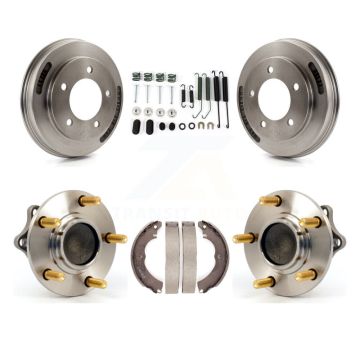 Rear Brake Drum Shoe Hardware And Wheel Hub Bearing Assembly Kit For Mitsubishi Lancer K7D-100274