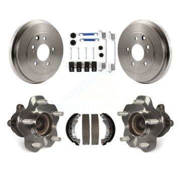 Rear Brake Drum Shoe Hardware And Hub Bearing Assembly Kit For 2013-2019 Nissan Sentra K7D-100282