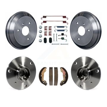 Rear Brake Drum Shoe Hardware And Wheel Hub Bearing Assembly Kit For Smart Fortwo K7D-100284