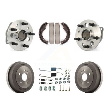 Rear Brake Drum Shoe Hardware And Hub Bearing Kit (6Pc) For Toyota Camry 4-Wheel ABS K7D-100292