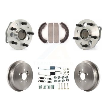 Rear Brake Drum Shoe Hardware And Wheel Hub Bearing Assembly Kit (6Pc) For Toyota Camry K7D-100293
