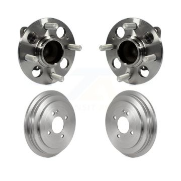 Rear Drum Brake And Wheel Hub Bearing Assembly Kit For 2012-2017 Hyundai Accent K7D-100319