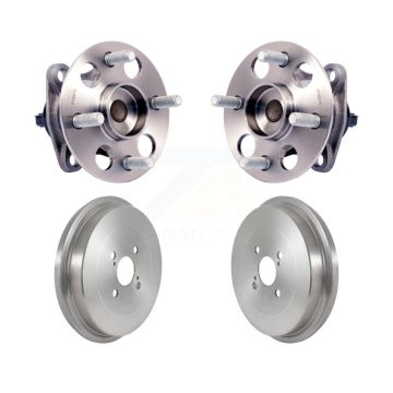 Rear Drum Brake And Wheel Hub Bearing Assembly Kit For Toyota Prius C Scion iQ K7D-100323