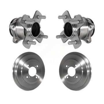 Rear Drum Brake And Wheel Hub Bearing Assembly Kit For 2015-2020 Honda Fit K7D-100328