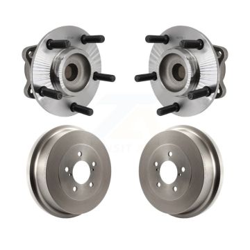 Rear Drum Brake & Hub Bearing Kit For Dodge Caravan Grand Chrysler Town Country Voyager K7D-100331