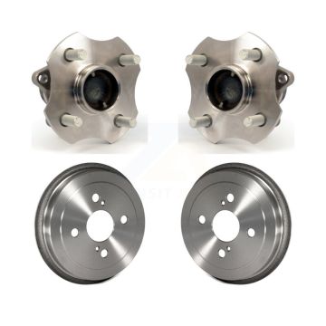 Rear Drum Brake And Wheel Hub Bearing Assembly Kit For 2000-2005 Toyota Echo 4-Wheel ABS K7D-100333