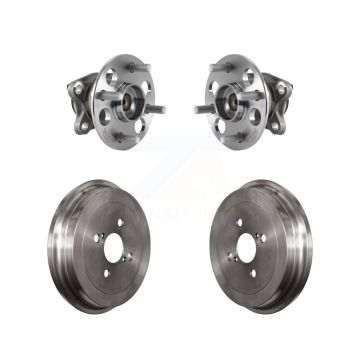 Rear Drum Brake And Wheel Hub Bearing Assembly Kit For 2015-2018 Toyota Yaris K7D-100336