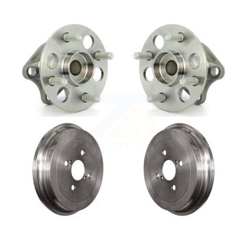 Rear Drum Brake And Wheel Hub Bearing Assembly Kit For 2006-2007 Toyota Yaris Non-ABS K7D-100337