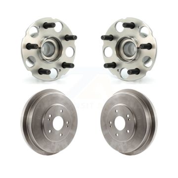 Rear Drum Brake And Wheel Hub Bearing Assembly Kit For 1999-2001 Honda Odyssey K7D-100339