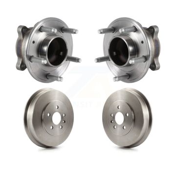 Rear Drum Brake And Hub Bearing Assembly Kit For Chevrolet Cruze With 16" Factory Wheels K7D-100342