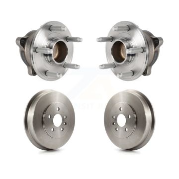 Rear Drum Brake And Wheel Hub Bearing Assembly Kit For 2016 Chevrolet Cruze K7D-100343
