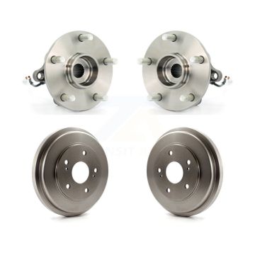 Rear Drum Brake And Hub Bearing Kit For 2007-2010 Suzuki SX4 AWD with rear brakes K7D-100345