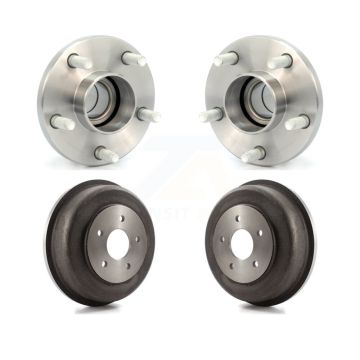 Rear Drum Brake And Wheel Hub Bearing Assembly Kit For 2010-2013 Ford Transit Connect K7D-100346