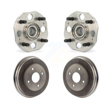 Rear Drum Brake And Hub Bearing Kit For 1998-2002 Honda Accord 2.3L with 4-Wheel ABS K7D-100348