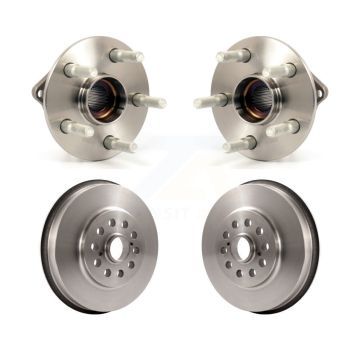 Rear Drum Brake And Hub Bearing Assembly Kit For 2003-2006 Toyota Matrix Pontiac Vibe AWD K7D-100350