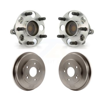 Rear Drum Brake And Wheel Hub Bearing Assembly Kit For 2006-2011 Honda Civic GX K7D-100357
