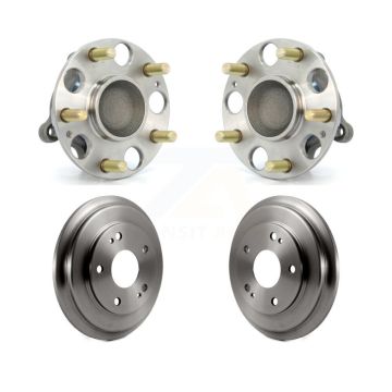 Rear Drum Brake And Hub Bearing Kit For 2008-2010 Honda Civic LX with Disc rear brakes K7D-100358