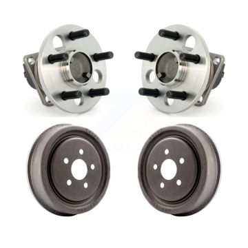 Rear Drum Brake And Hub Bearing Kit For Pontiac Sunfire Chevrolet Cavalier 4-Wheel ABS K7D-100359