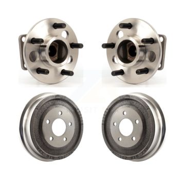 Rear Drum Brake & Hub Bearing Kit For Pontiac Aztek FWD with rear brakes 4-Wheel ABS K7D-100361