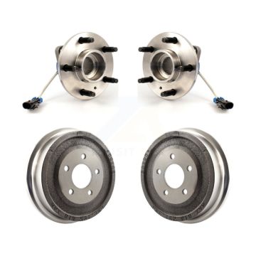 Rear Drum Brake And Hub Bearing Kit For 2001-2005 Pontiac Aztek AWD with rear brakes K7D-100362