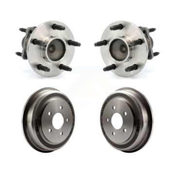 Rear Drum Brake And Wheel Hub Bearing Assembly Kit For Chevrolet Cobalt Pontiac G5 HHR K7D-100368