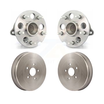 Rear Drum Brake And Wheel Hub Bearing Assembly Kit For 2004-2010 Toyota Sienna FWD K7D-100378