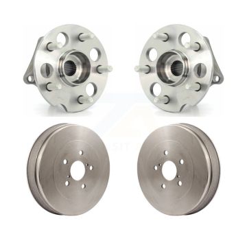 Rear Drum Brake And Wheel Hub Bearing Assembly Kit For 2004-2010 Toyota Sienna AWD K7D-100379
