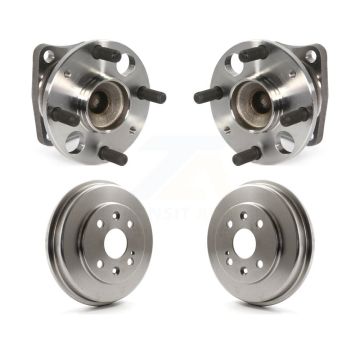 Rear Drum Brake And Wheel Hub Bearing Assembly Kit For 2011-2014 Mazda 2 K7D-100386