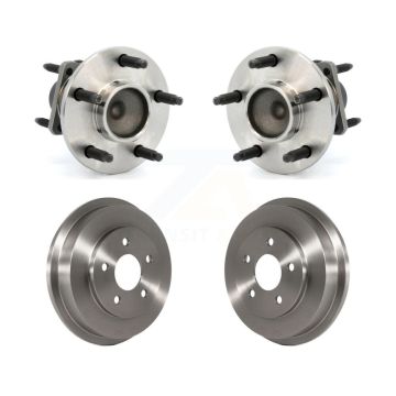 Rear Drum Brake And Wheel Hub Bearing Assembly Kit For Chevrolet Cobalt Pontiac G5 HHR K7D-100388