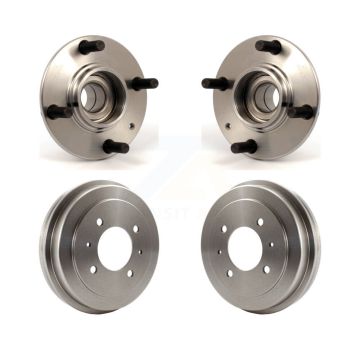 Rear Drum Brake & Hub Bearing Kit For 02-06 Hyundai Elantra rear brakes with Non-ABS K7D-100392