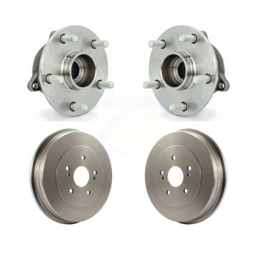 Rear Drum Brake And Wheel Hub Bearing Assembly Kit For 2006-2008 Suzuki Grand Vitara K7D-100394