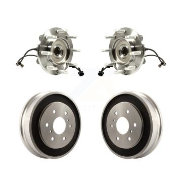 Rear Drum Brake And Hub Bearing Assembly Kit For Chevrolet Silverado 1500 GMC Sierra K7D-100405