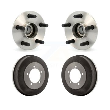 Rear Drum Brake And Wheel Hub Bearing Kit For 2002 Dodge Stratus Sedan with 4-Wheel ABS K7D-100406