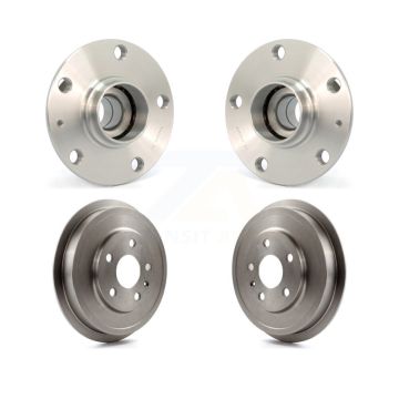 Rear Drum Brake And Wheel Hub Bearing Assembly Kit For Volkswagen Jetta Beetle K7D-100411