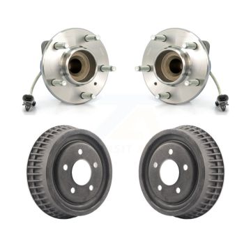Rear Drum Brake And Hub Bearing Kit For 2005 Pontiac Montana SV6 with FWD 3 Hole Flange K7D-100423