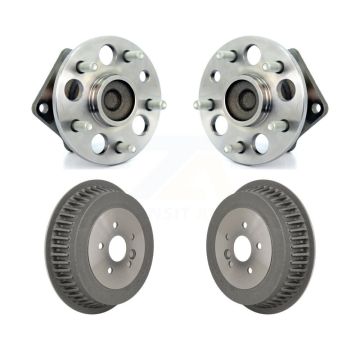 Rear Drum Brake And Wheel Hub Bearing Assembly Kit For 1998-2003 Toyota Sienna K7D-100428