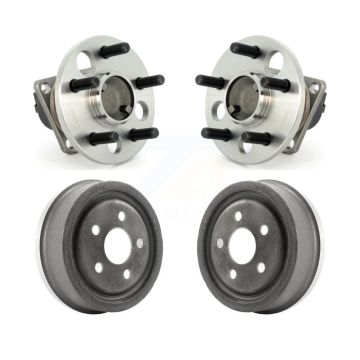 Rear Drum Brake & Hub Bearing Kit For Chevrolet Cavalier Pontiac Sunfire Grand Am Sunbird K7D-100432