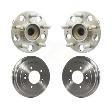 Rear Drum Brake And Wheel Hub Bearing Assembly Kit For 2008-2010 Hyundai Elantra Non-ABS K7D-100435