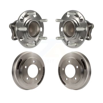 Rear Drum Brake And Hub Bearing Kit For 2008-2009 Mitsubishi Lancer FWD with Non-ABS K7D-100443