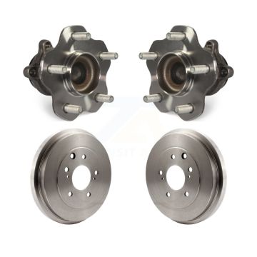 Rear Drum Brake And Wheel Hub Bearing Assembly Kit For 2013-2019 Nissan Sentra K7D-100451