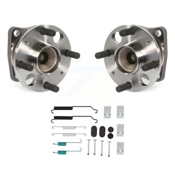 Rear Brake Drum Hardware And Wheel Hub Bearing Assembly Kit For 2011-2014 Mazda 2 K7D-100491