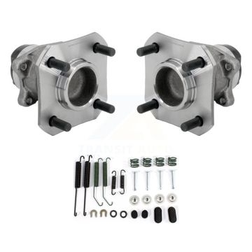 Rear Brake Drum Hardware And Wheel Hub Bearing Assembly Kit For 2009-2014 Nissan Cube K7D-100492