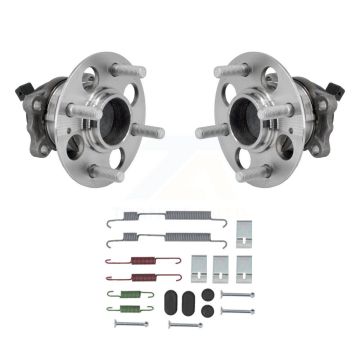 Rear Brake Drum Hardware And Wheel Hub Bearing Kit For 2018-2022 Kia Rio Hyundai Accent K7D-100493