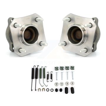 Rear Brake Drum Hardware & Hub Bearing Kit For 2007-2012 Nissan Sentra 2.0L with Non-ABS K7D-100504