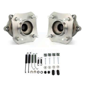 Rear Brake Drum Hardware & Hub Bearing Kit For 07-12 Nissan Sentra 2.0L with 4-Wheel ABS K7D-100505