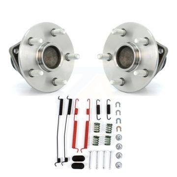 Rear Brake Drum Hardware And Hub Bearing Kit For 2003-2008 Toyota Matrix Pontiac Vibe K7D-100506